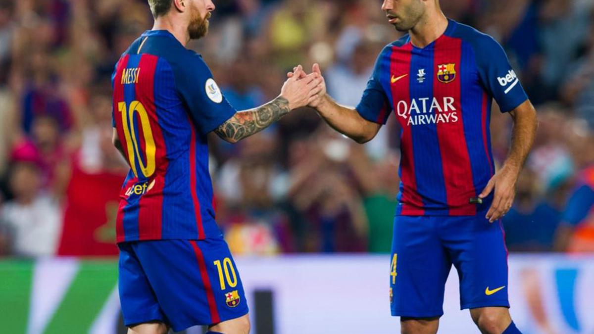 Javier Mascherano: Lionel Messi, Xavi Bid Farewell - Sportstar