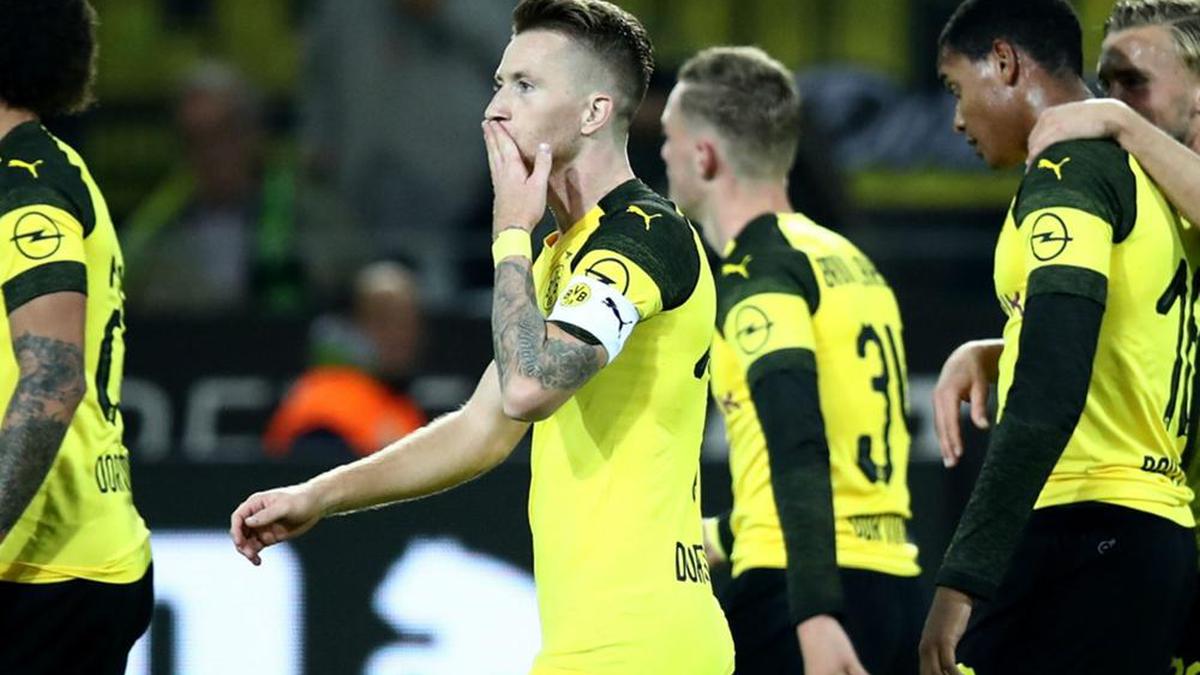 Marco Reus scores 100th BVB goal in 7-0 Dortmund win