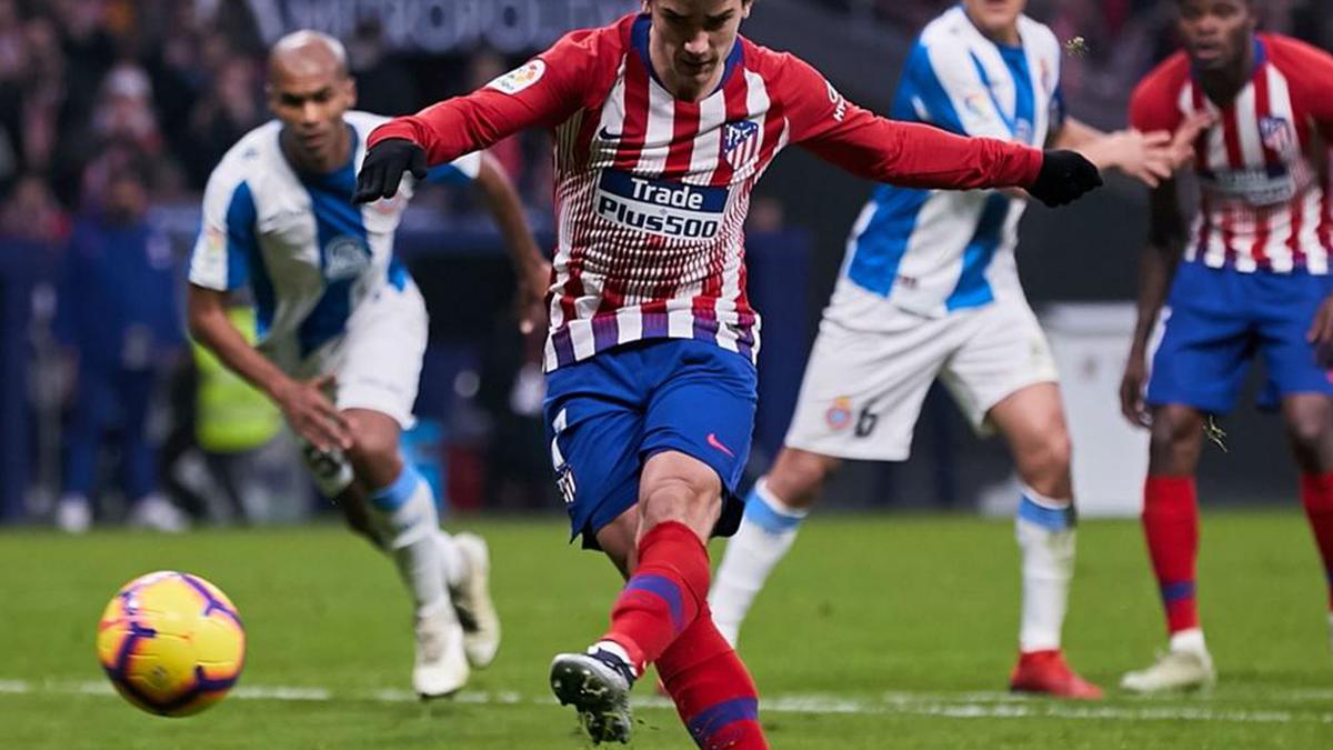 LaLiga: Atletico Madrid 1 Espanyol 0 - Griezmann nets