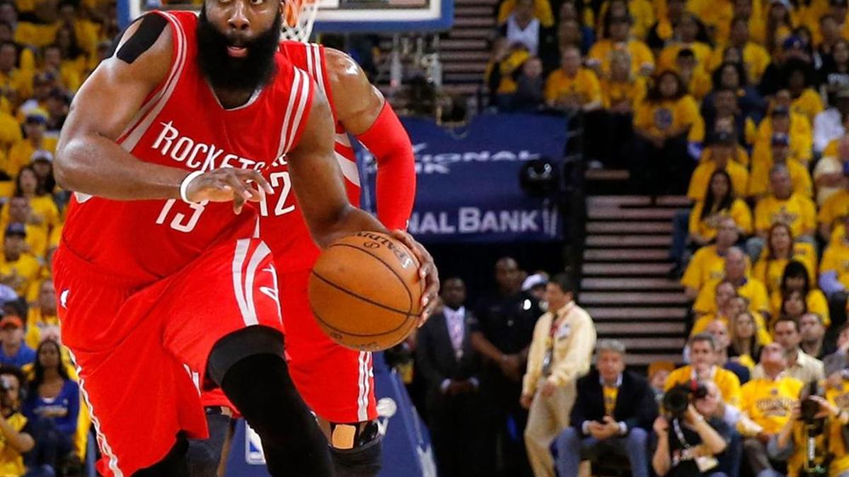 NBA wrap James Harden's fifth straight 40point game helps Rockets top