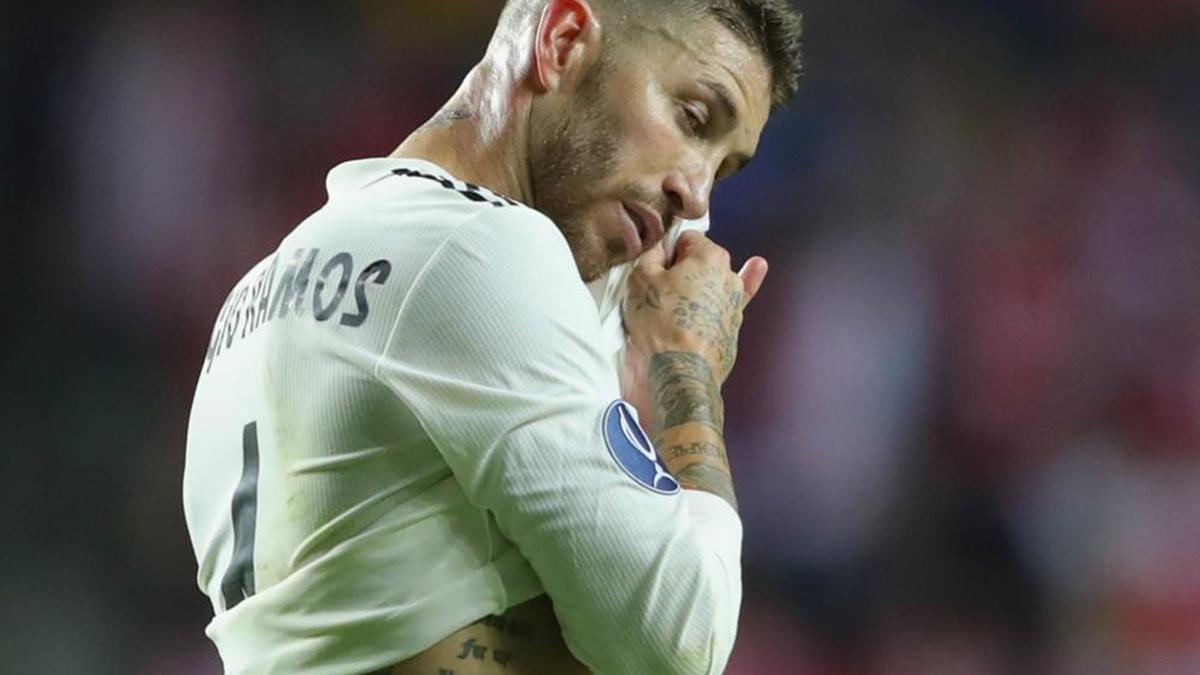 Sergio Ramos charged by UEFA for deliberate booking