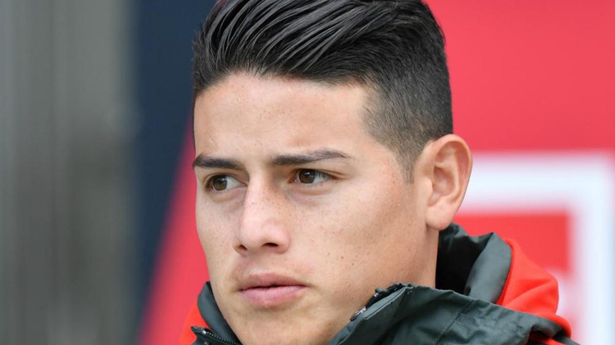 Napoli and Atletico Madrid target James Rodriguez returns to Real Madrid training