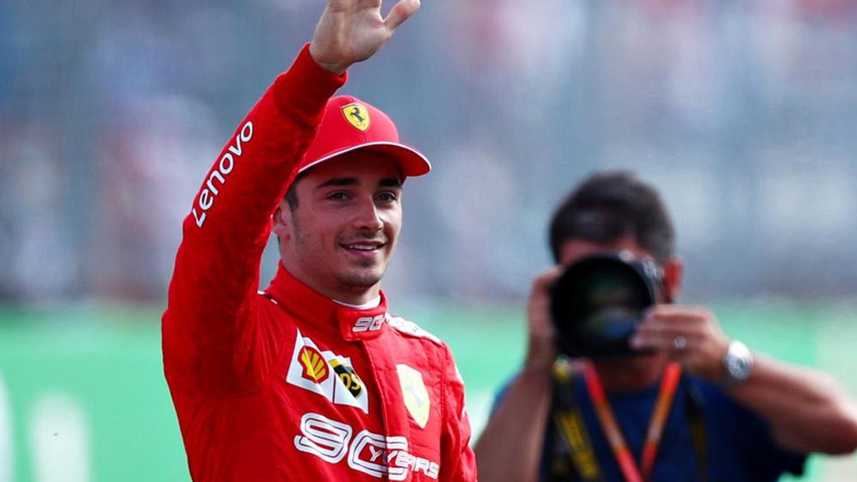 Charles Leclerc takes pole in a farcical qualifying session for Italian GP