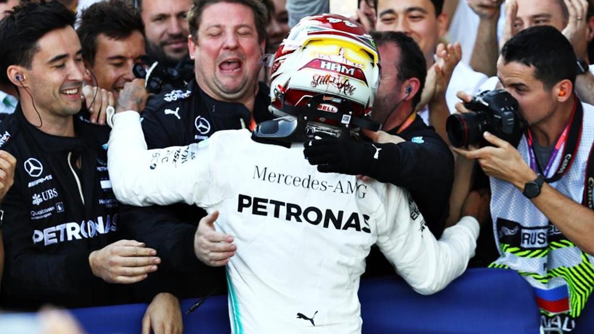 Hamilton taking one race at a time after 'incredible' Russian win