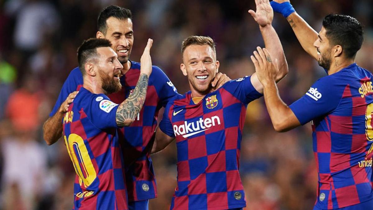 Barcelona 4 - 0 Mallorca highlights: Messi guides Barca to win