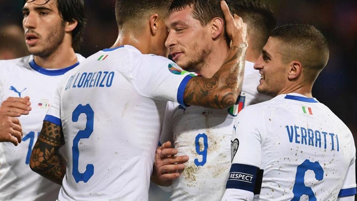 Italy stays perfect in Euro 2020 qualification with 5-0 win