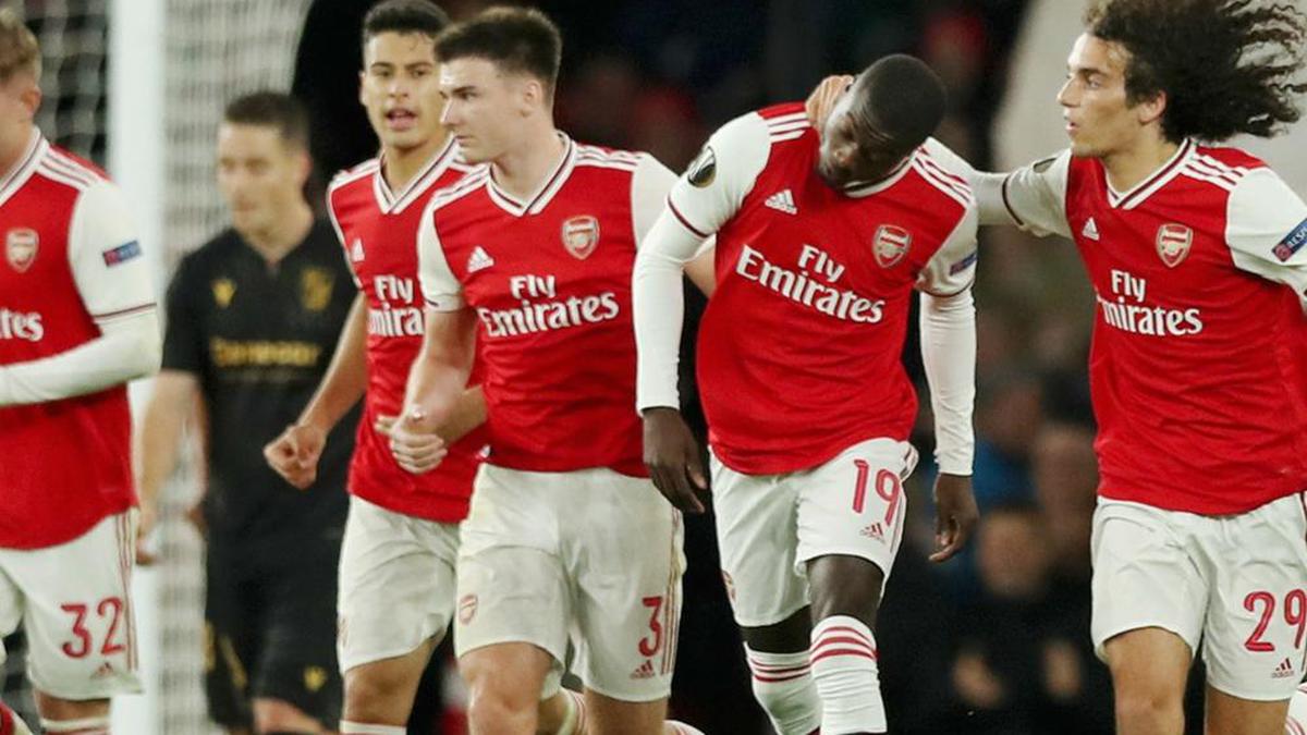 Nicolas Pepe brace rescues Arsenal FC in UEFA Europa League