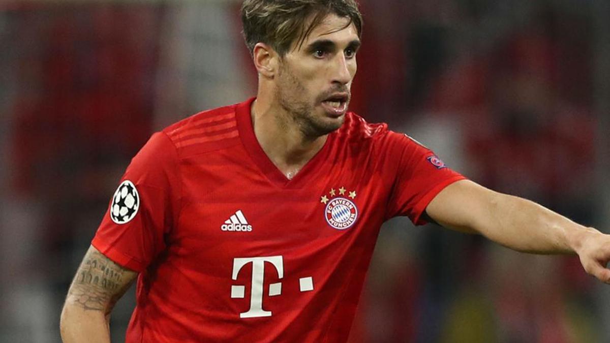 Bayern Munich's Javi Martinez out for six weeks after injury