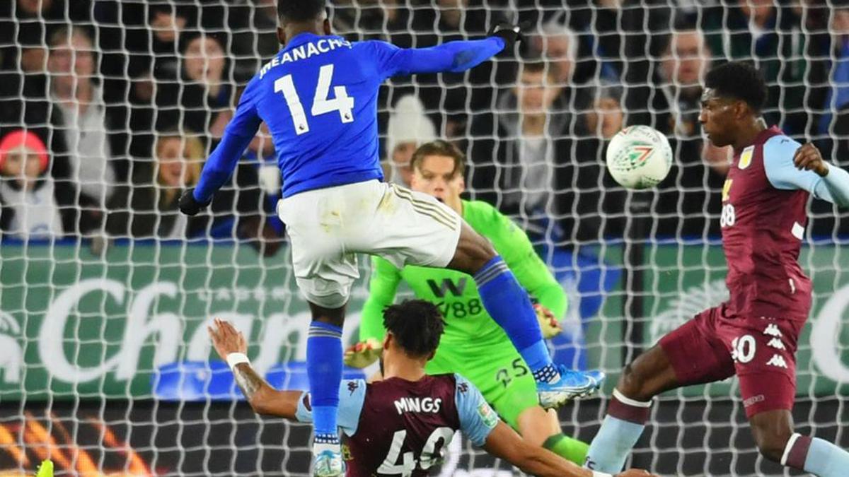 Leicester City holds Aston Villa to draw in Carabao Cup 1st leg semifinal