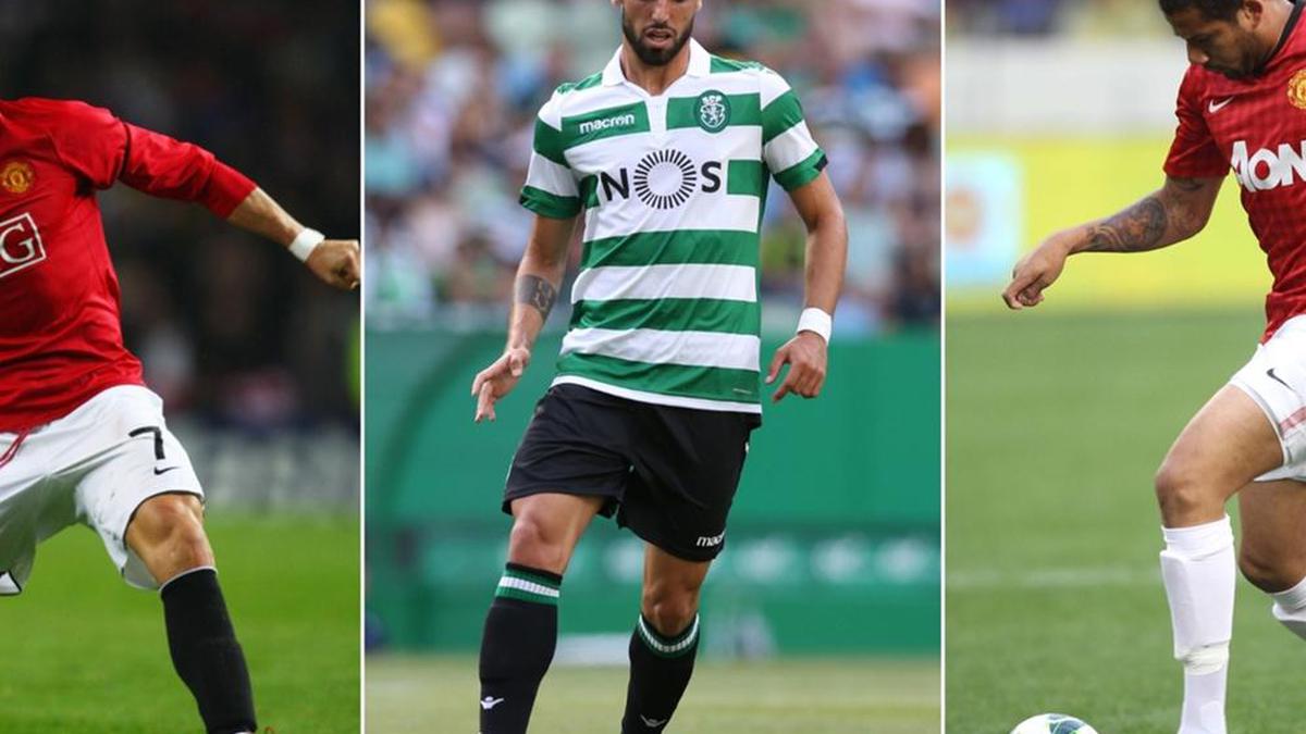 Ronaldo, Nani, Bebe, Bruno Fernandes - Portugal to Man United