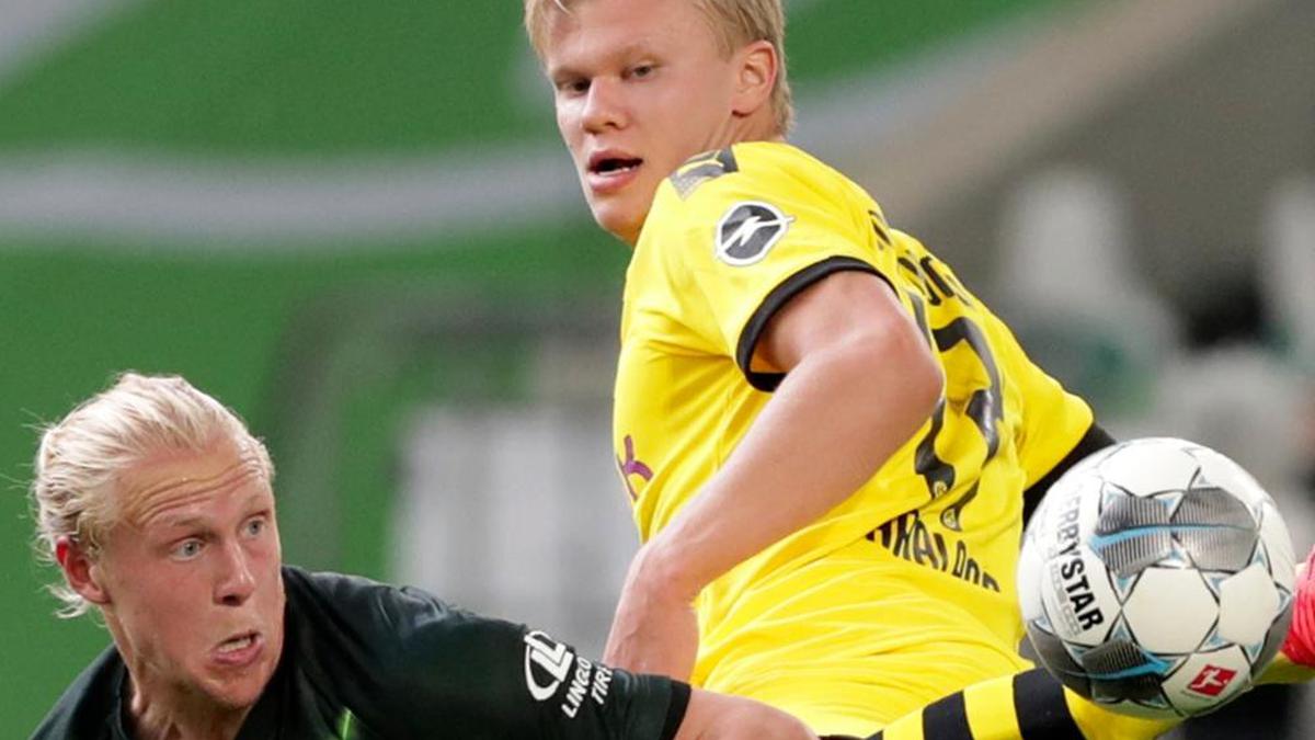 Erling Haaland out of tune as Dortmund warm up for Bayern with Wolfsburg win