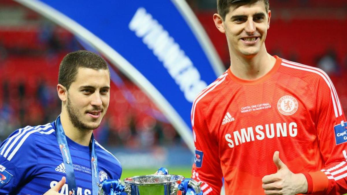 Courtois discussed Real Madrid move with Hazard while at Chelsea